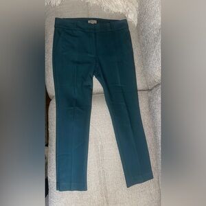 LOFT Teal Modern Trousers